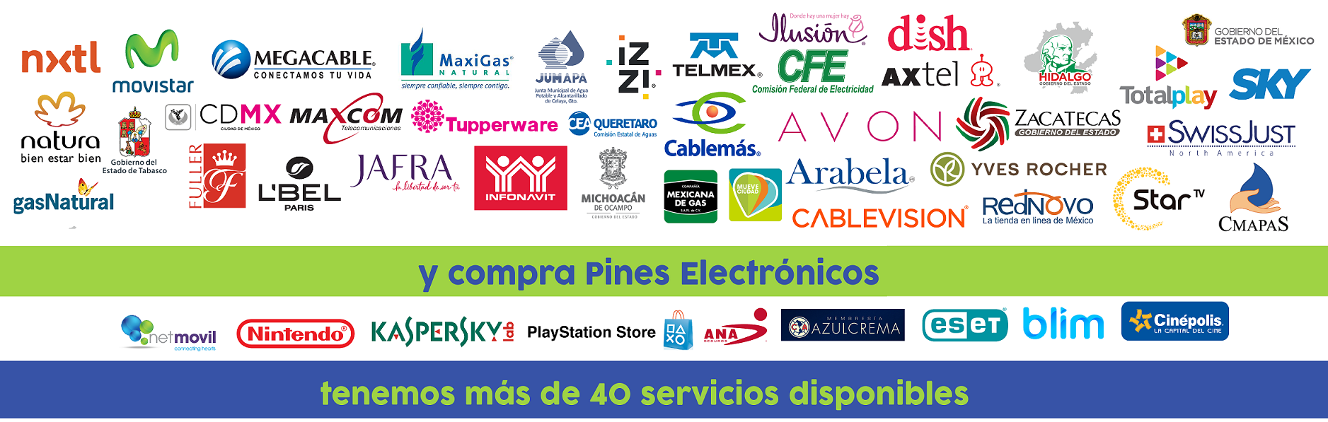 Servicios que se pueden cobrar